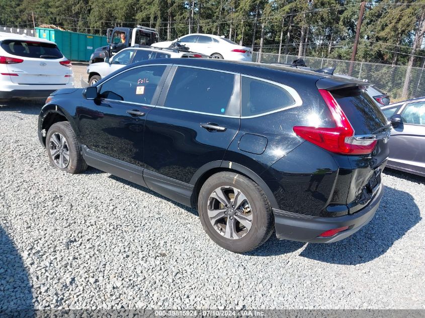 2017 Honda Cr-V Lx VIN: 2HKRW6H34HH209201 Lot: 39815924