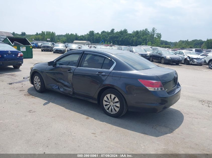 2009 Honda Accord 2.4 Lx VIN: 1HGCP26359A037804 Lot: 39815961