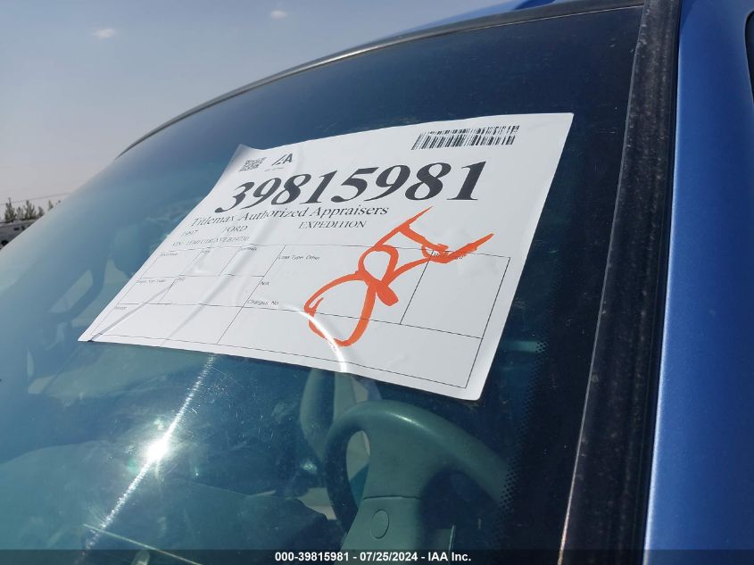 1997 Ford Expedition Eddie Bauer VIN: 1FMFU18LXVLB19730 Lot: 39815981