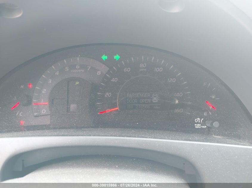 2007 Toyota Camry Xle V6 VIN: JTNBK46K473024891 Lot: 39815986