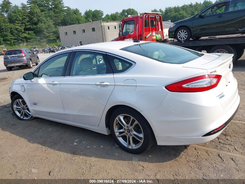 2016 FORD FUSION ENERGI TITANIUM - 3FA6P0SU4GR357400