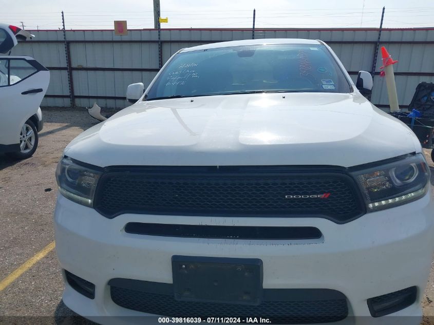 2019 Dodge Durango Gt Plus Rwd VIN: 1C4RDHDGXKC824476 Lot: 39816039