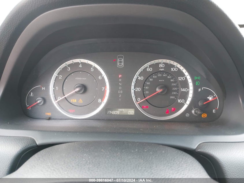 2009 Honda Accord 3.5 Ex-L VIN: 1HGCS22899A005003 Lot: 39816047