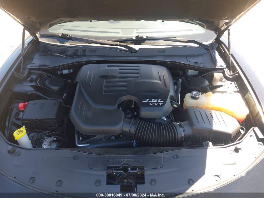 2021 Dodge Charger Sxt Rwd VIN: 2C3CDXBG0MH548431 Lot: 39816049