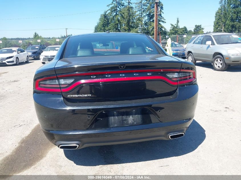 2021 Dodge Charger Sxt Rwd VIN: 2C3CDXBG0MH548431 Lot: 39816049