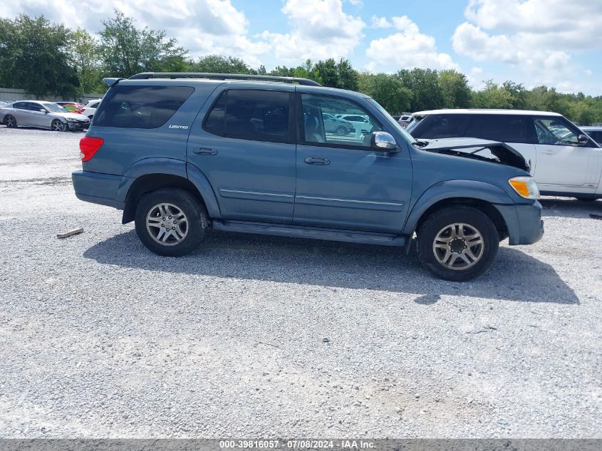 2007 Toyota Sequoia Limited V8 VIN: 5TDZT38A67S290815 Lot: 39816057