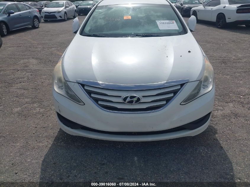 2014 Hyundai Sonata Gls VIN: 5NPEB4ACXEH881199 Lot: 39816060