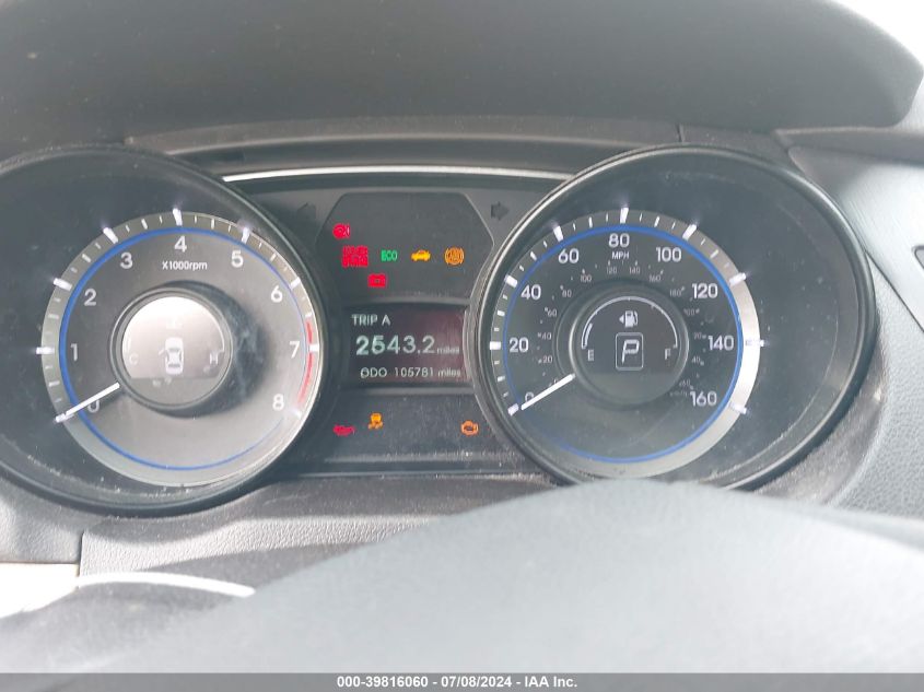 2014 Hyundai Sonata Gls VIN: 5NPEB4ACXEH881199 Lot: 39816060