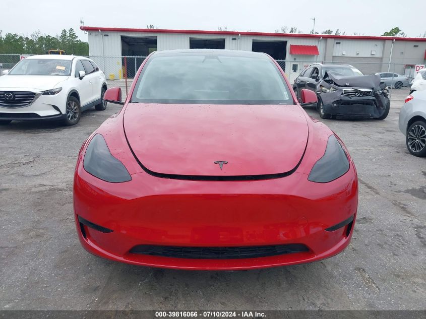 2022 Tesla Model Y VIN: 7SAYGDEF9NF460451 Lot: 39816066