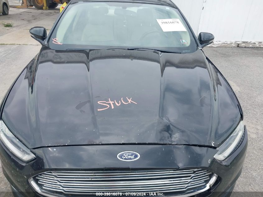 2014 Ford Fusion Se VIN: 1FA6P0HD1E5370225 Lot: 39816078