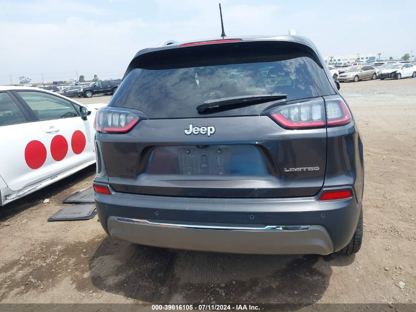 2020 Jeep Cherokee Limited Fwd VIN: 1C4PJLDB9LD614941 Lot: 39816105