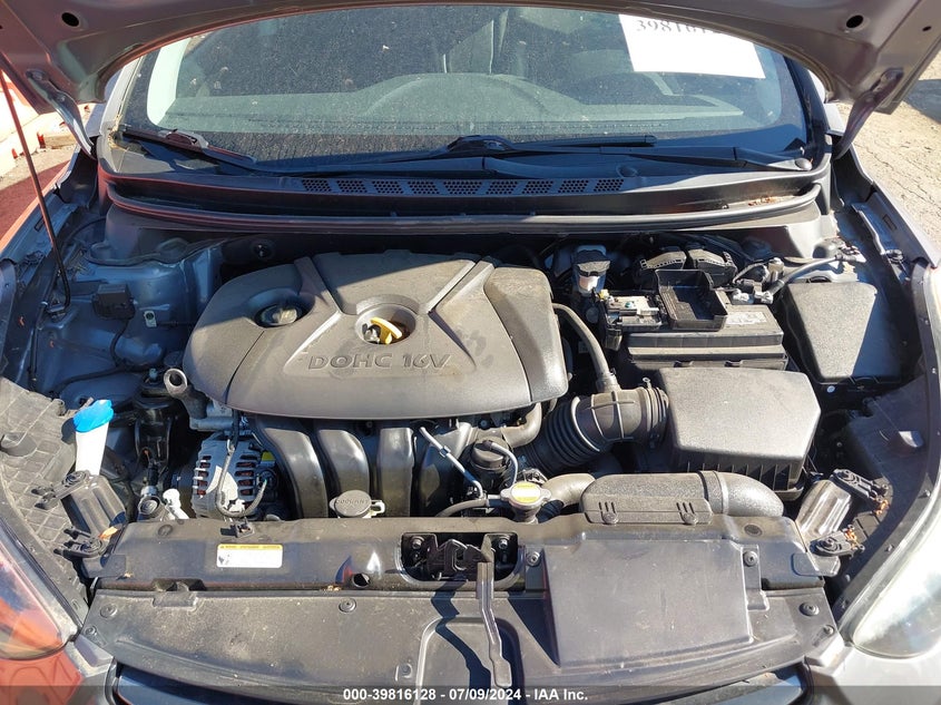 2012 Hyundai Elantra Limited VIN: 5NPDH4AE3CH138005 Lot: 39816128