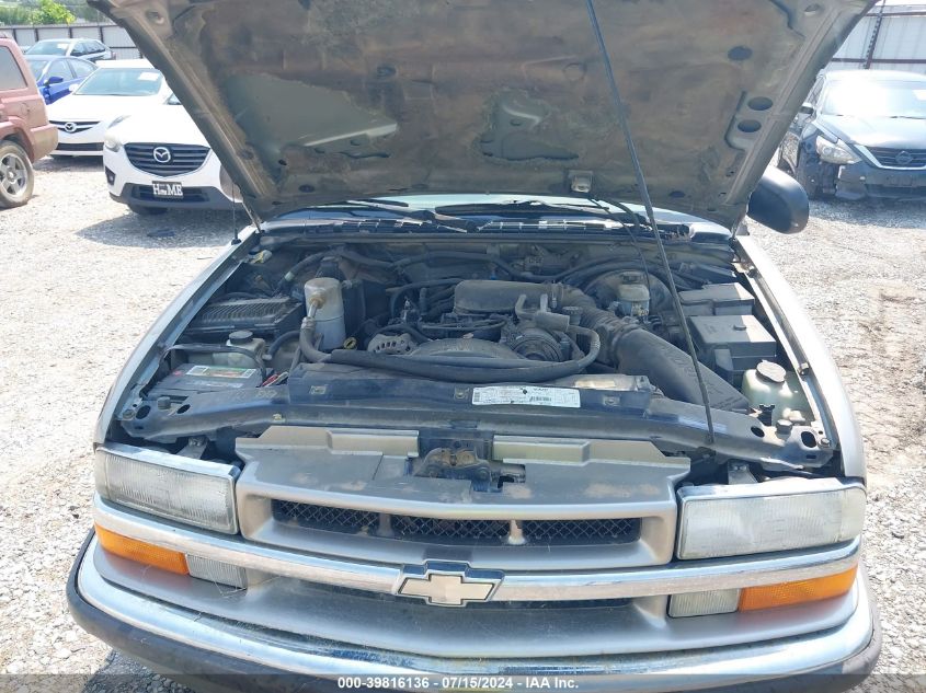 1999 Chevrolet Blazer Lt VIN: 1GNDT13W2XK195765 Lot: 39816136