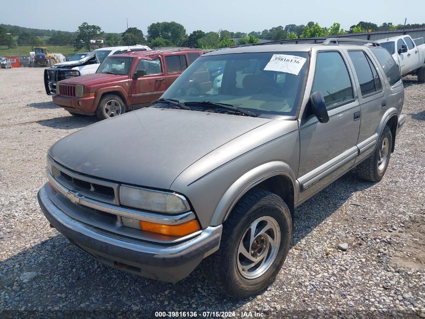1999 Chevrolet Blazer Lt VIN: 1GNDT13W2XK195765 Lot: 39816136