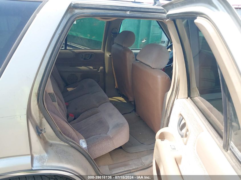 1999 Chevrolet Blazer Lt VIN: 1GNDT13W2XK195765 Lot: 39816136