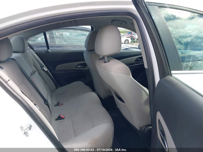 2012 Chevrolet Cruze Lt VIN: 1G1PF5SC1C7314701 Lot: 39816143