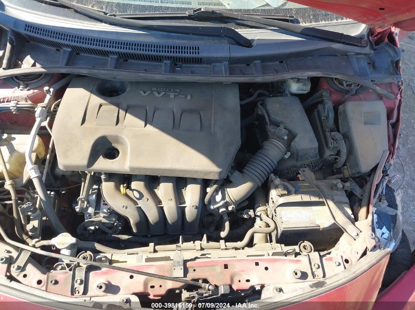 2010 Toyota Corolla S/Le/Xle VIN: 1NXBU4EE0AZ260137 Lot: 39816159