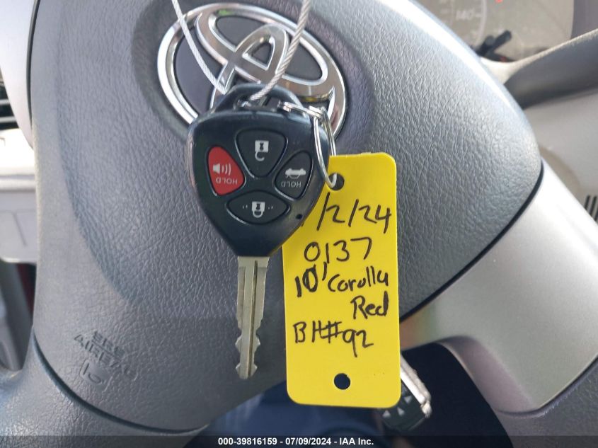 2010 Toyota Corolla S/Le/Xle VIN: 1NXBU4EE0AZ260137 Lot: 39816159