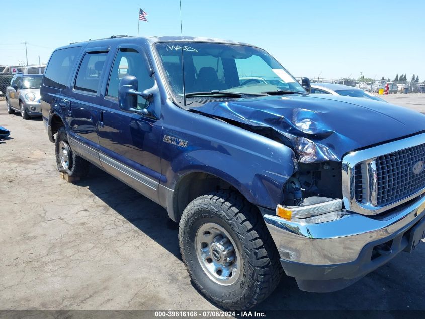 2002 Ford Excursion Xlt VIN: 1FMSU41F72EB07913 Lot: 39816168