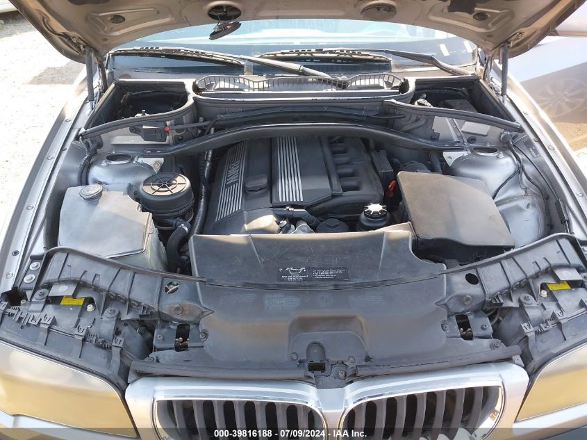 2004 BMW X3 2.5I VIN: WBXPA73464WB22387 Lot: 39816188