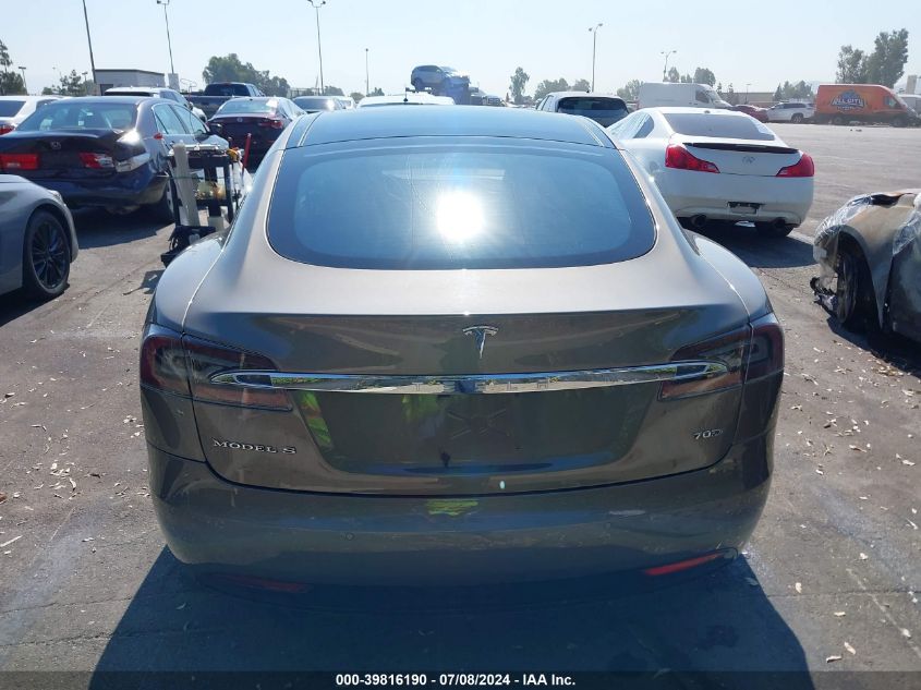 2016 Tesla Model S 60D/70D/75D/85D/90D VIN: 5YJSA1E25GF147402 Lot: 39816190