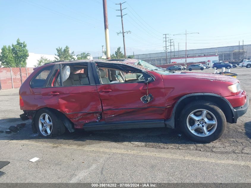 2003 BMW X5 3.0I VIN: 5UXFA53533LV76887 Lot: 39816202