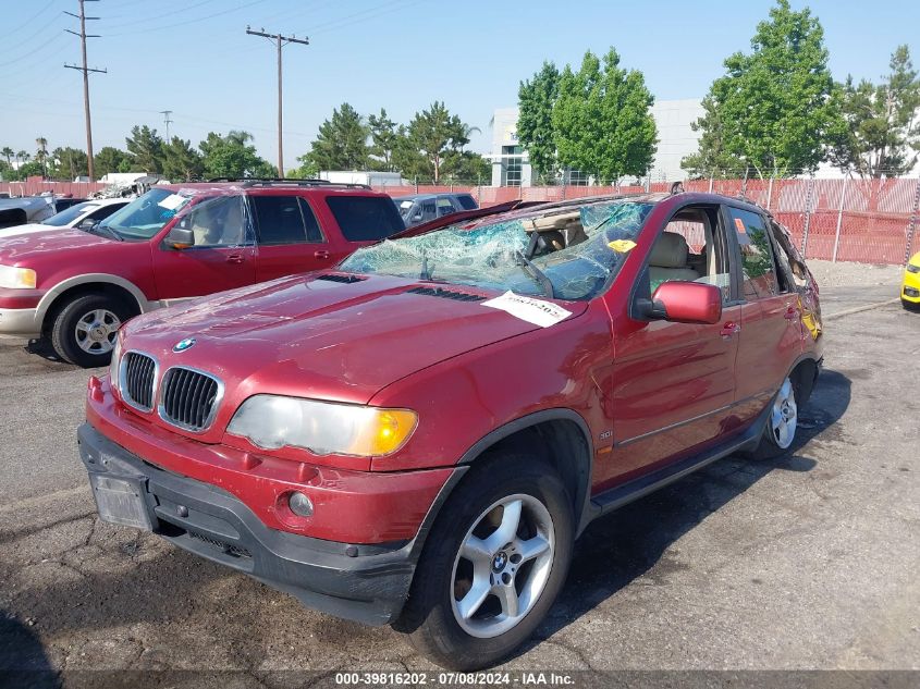 2003 BMW X5 3.0I VIN: 5UXFA53533LV76887 Lot: 39816202