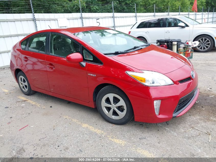 2013 Toyota Prius Two VIN: JTDKN3DU0D1703848 Lot: 39816209