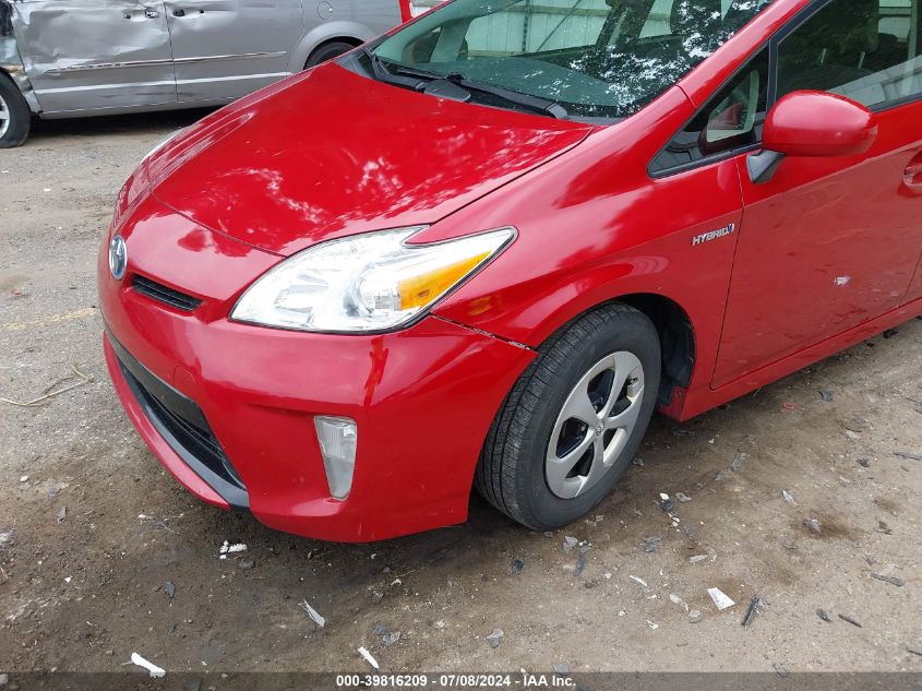 2013 Toyota Prius Two VIN: JTDKN3DU0D1703848 Lot: 39816209