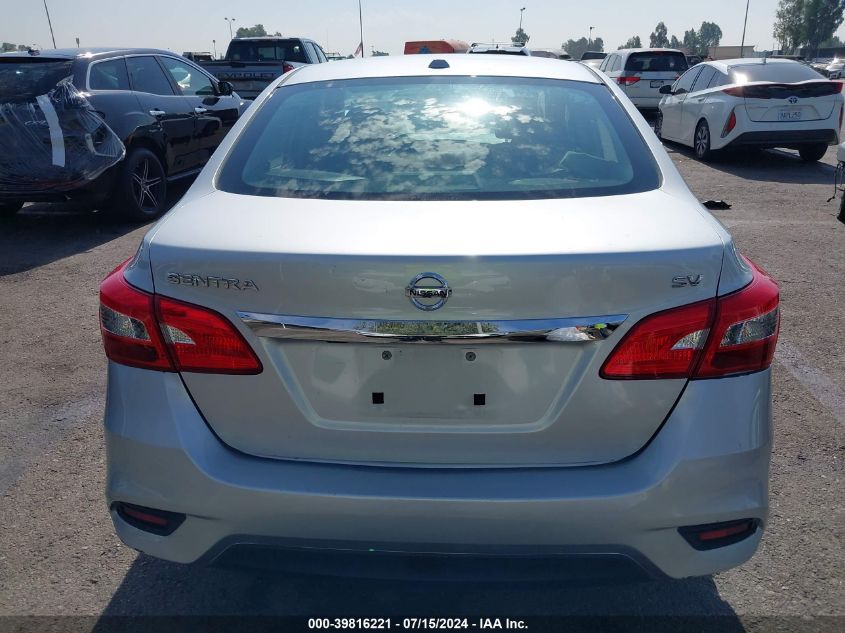 2017 Nissan Sentra Sv VIN: 3N1AB7AP0HY211741 Lot: 39816221