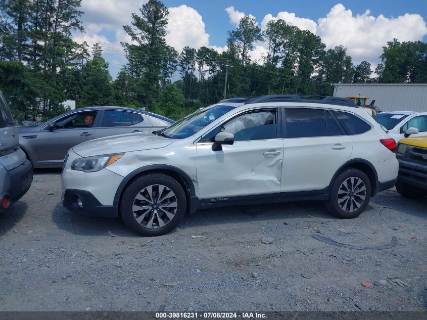 2017 Subaru Outback 2.5I Limited VIN: 4S4BSANC5H3311635 Lot: 39816231