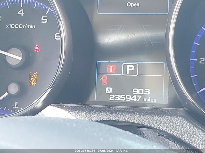 2017 Subaru Outback 2.5I Limited VIN: 4S4BSANC5H3311635 Lot: 39816231