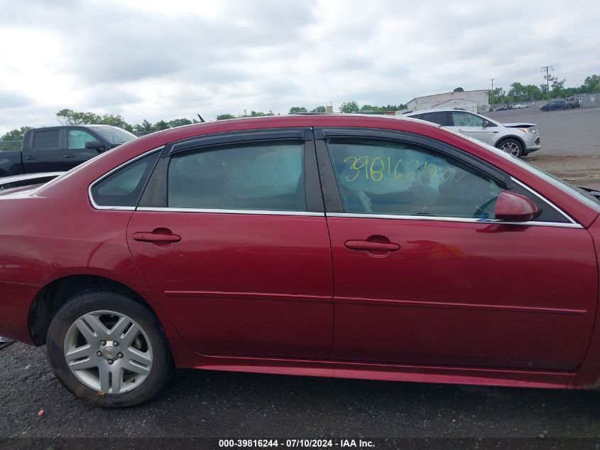 2011 Chevrolet Impala Lt VIN: 2G1WB5EK8B1254275 Lot: 39816244
