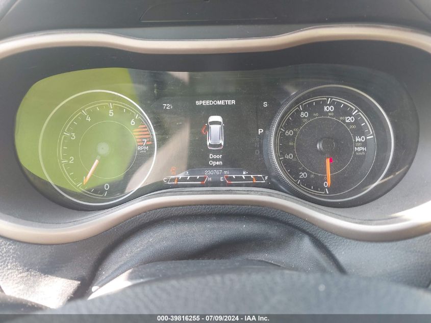 2016 Jeep Cherokee Limited VIN: 1C4PJLDB9GW184208 Lot: 39816255