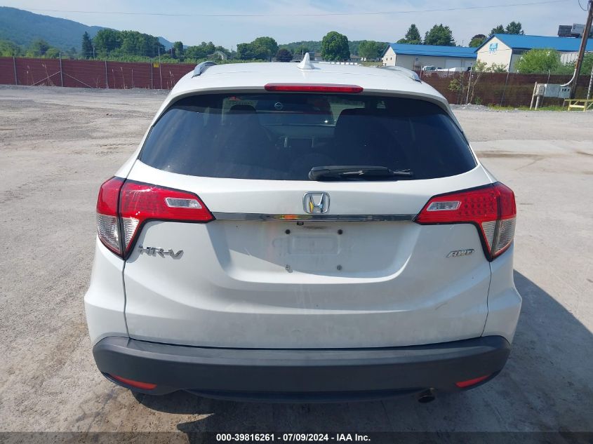 2019 Honda Hr-V Ex VIN: 3CZRU6H54KM720961 Lot: 39816261