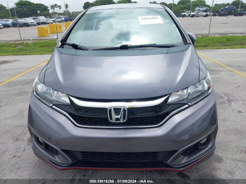 2018 Honda Fit Sport VIN: 3HGGK5H63JM729785 Lot: 39816266