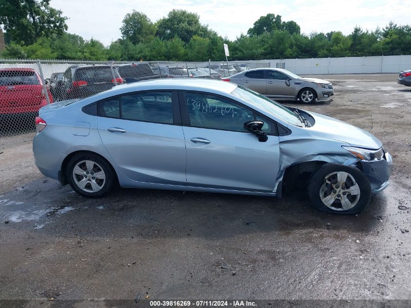 2017 Chevrolet Cruze Ls Auto VIN: 1G1BC5SM3H7194239 Lot: 39816269