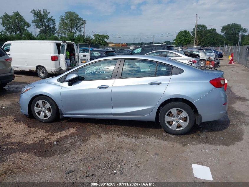 2017 Chevrolet Cruze Ls Auto VIN: 1G1BC5SM3H7194239 Lot: 39816269