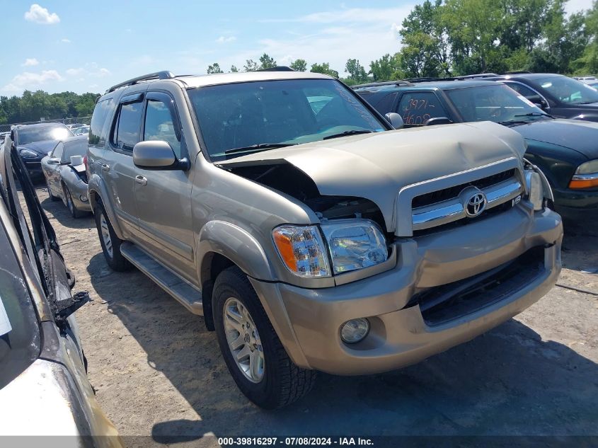 2006 Toyota Sequoia Limited VIN: 5TDZT38A46S275907 Lot: 39816297