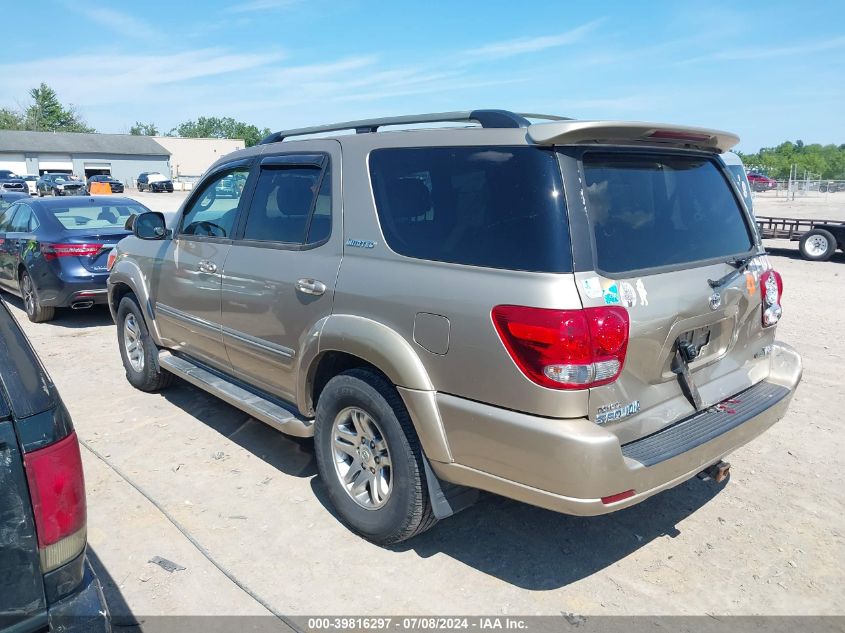 2006 Toyota Sequoia Limited VIN: 5TDZT38A46S275907 Lot: 39816297