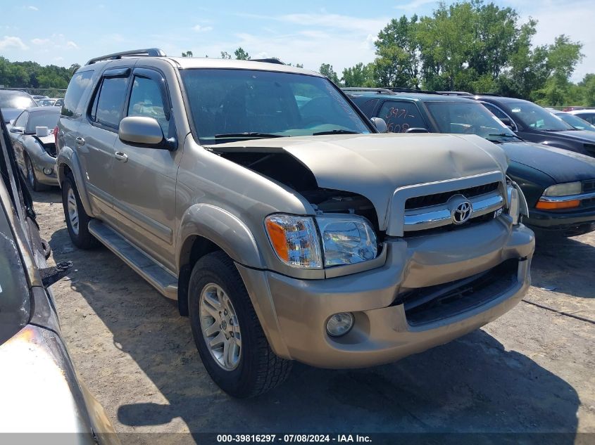2006 Toyota Sequoia Limited VIN: 5TDZT38A46S275907 Lot: 39816297