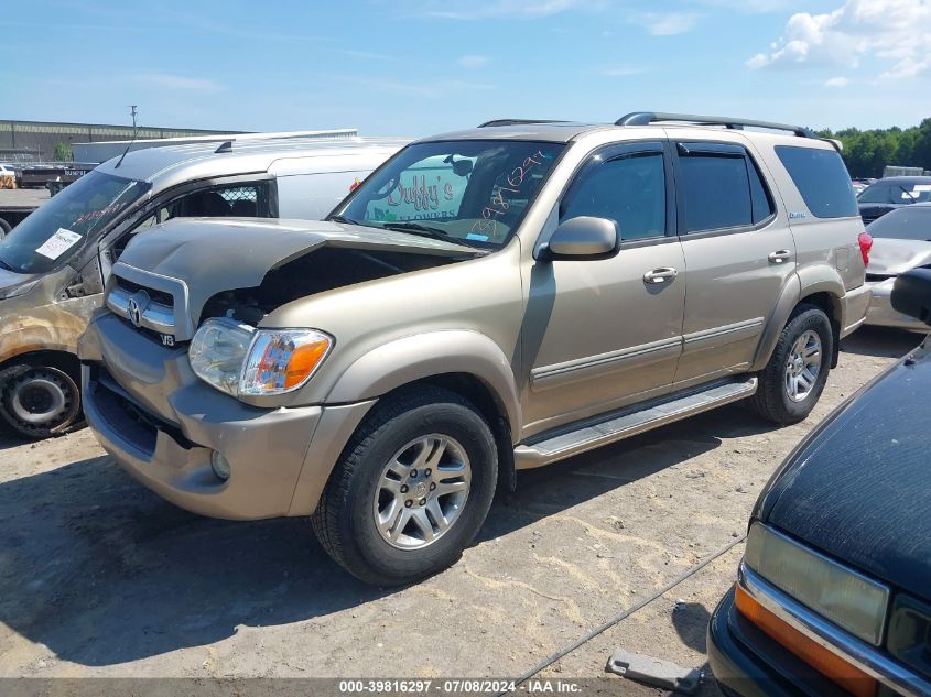 2006 Toyota Sequoia Limited VIN: 5TDZT38A46S275907 Lot: 39816297
