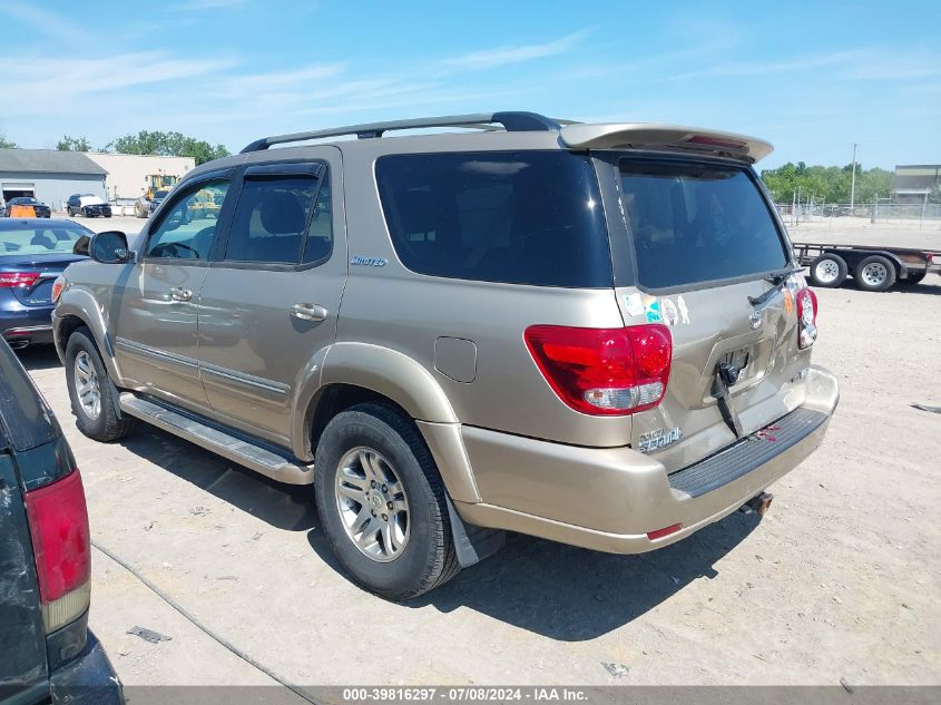 2006 Toyota Sequoia Limited VIN: 5TDZT38A46S275907 Lot: 39816297