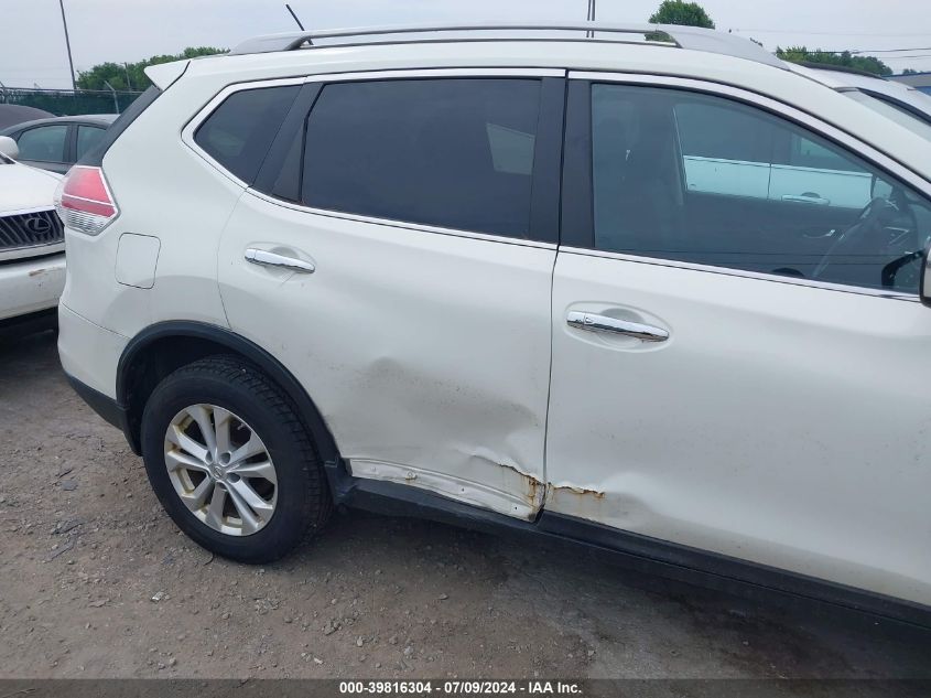 2014 Nissan Rogue Sv VIN: 5N1AT2MV7EC841831 Lot: 39816304