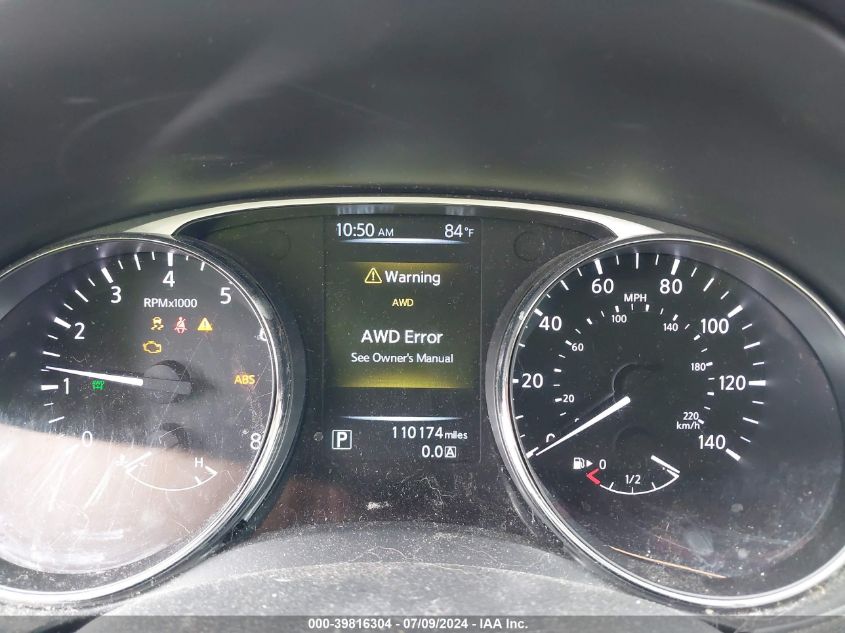 2014 Nissan Rogue Sv VIN: 5N1AT2MV7EC841831 Lot: 39816304