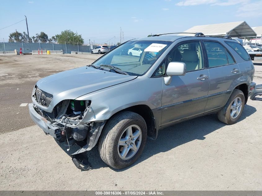 2003 Lexus Rx 300 VIN: JTJHF10U130304966 Lot: 39816306