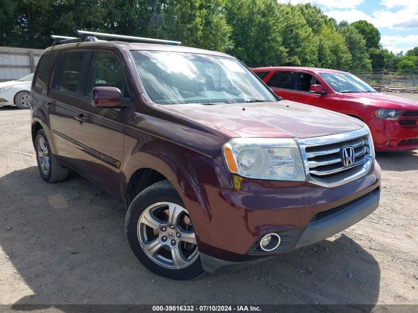 2012 Honda Pilot Ex-L VIN: 5FNYF3H50CB040572 Lot: 39816332