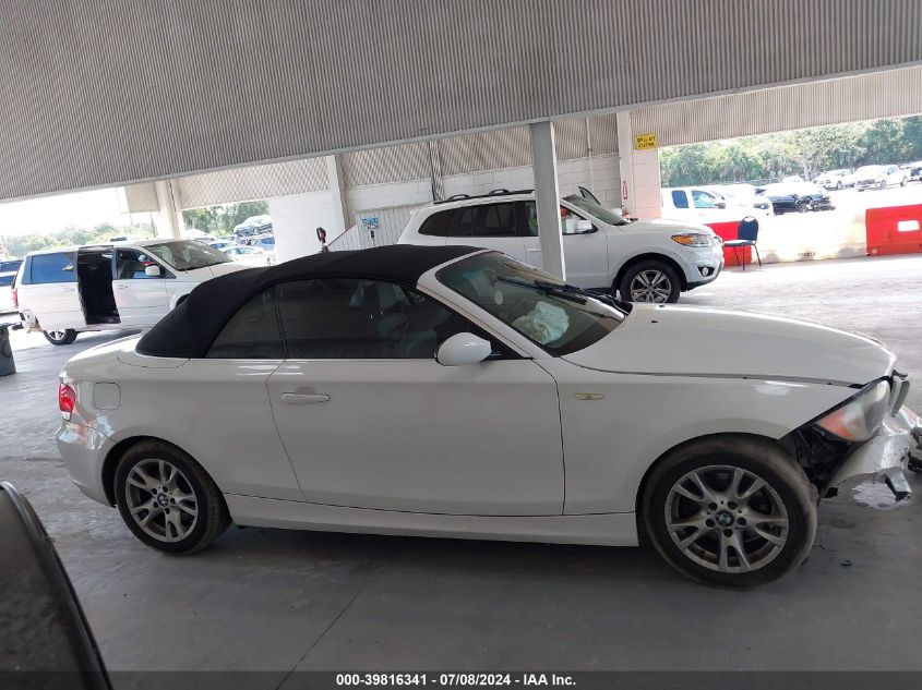 2009 BMW 128 I VIN: WBAUL73549VJ76863 Lot: 39816341