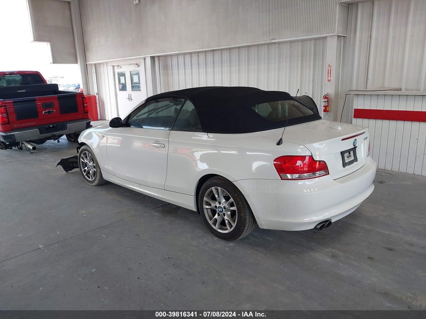 2009 BMW 128 I VIN: WBAUL73549VJ76863 Lot: 39816341