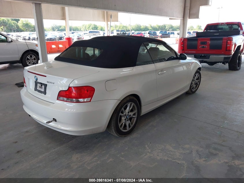 2009 BMW 128 I VIN: WBAUL73549VJ76863 Lot: 39816341
